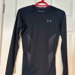 Under Armour HeatGear Compression Long Sleeve Shirt Black